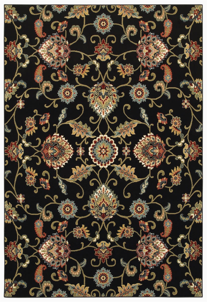 oriental weavers kashan 9946k black multi area rugx