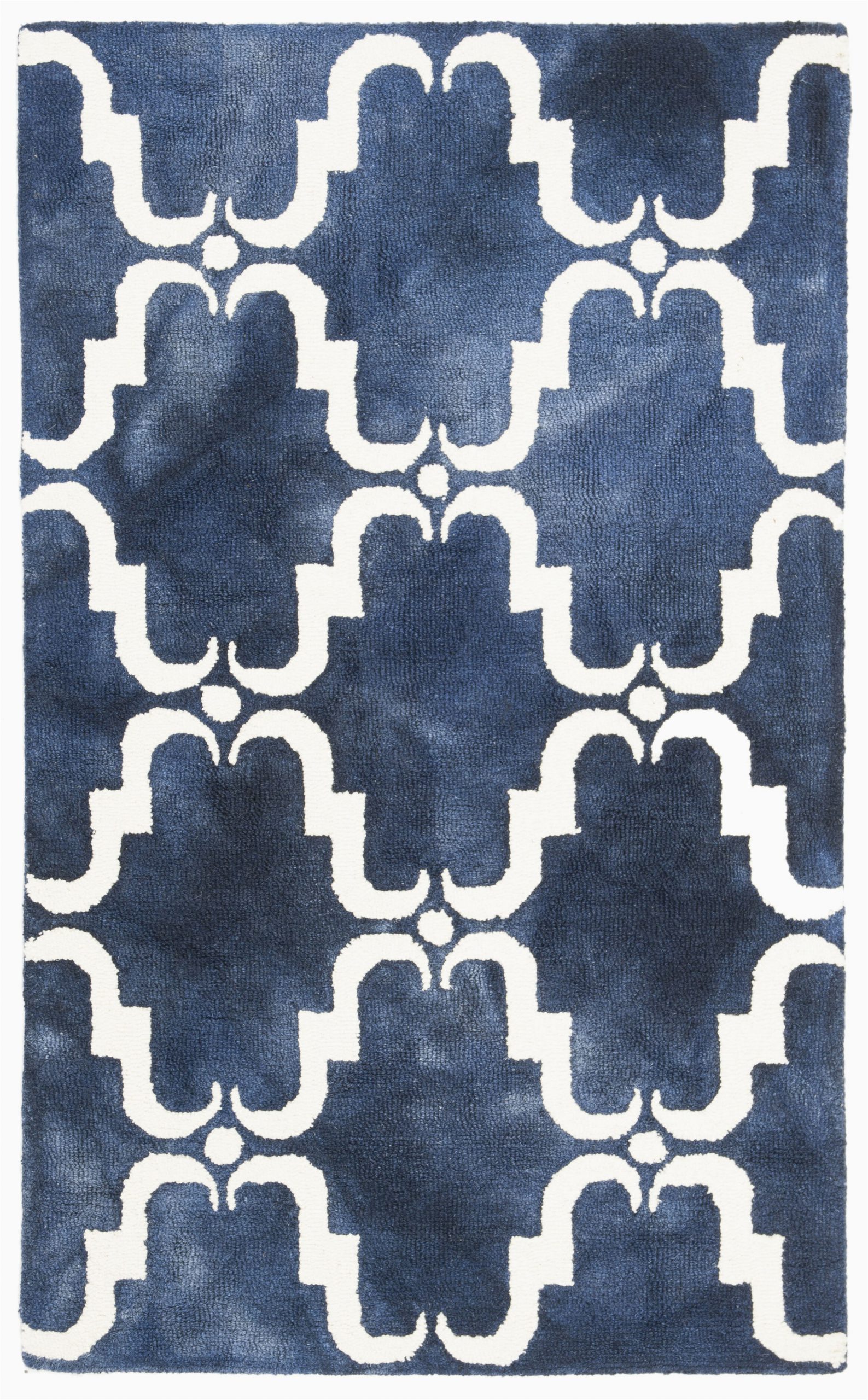 monroe hand tufted wool navy bluelight bluewhite area rug