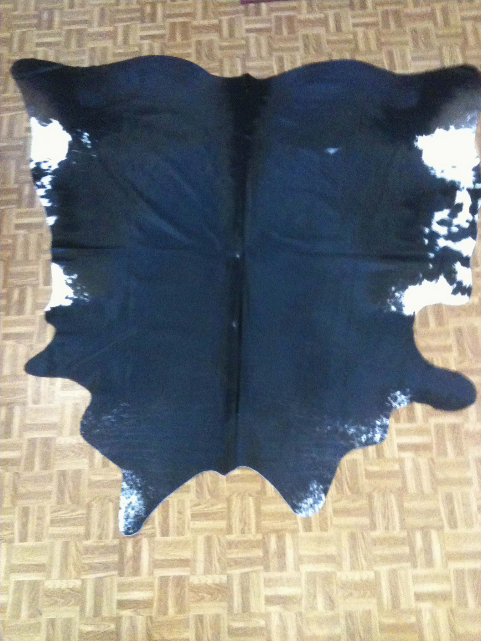 COW HIDE BLACK AND WHITE