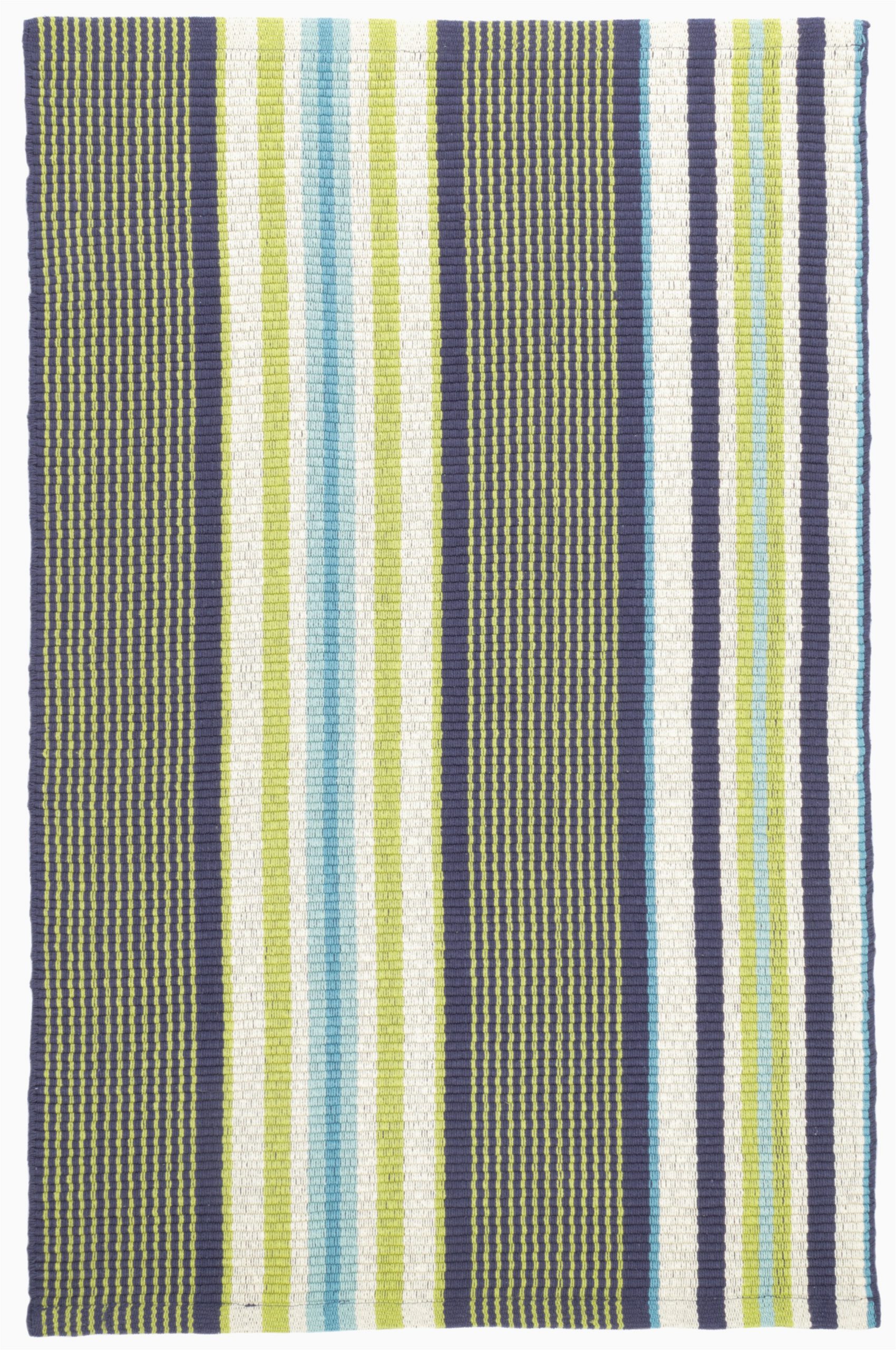 asher striped handmade flatweave cotton bluegreen area rug
