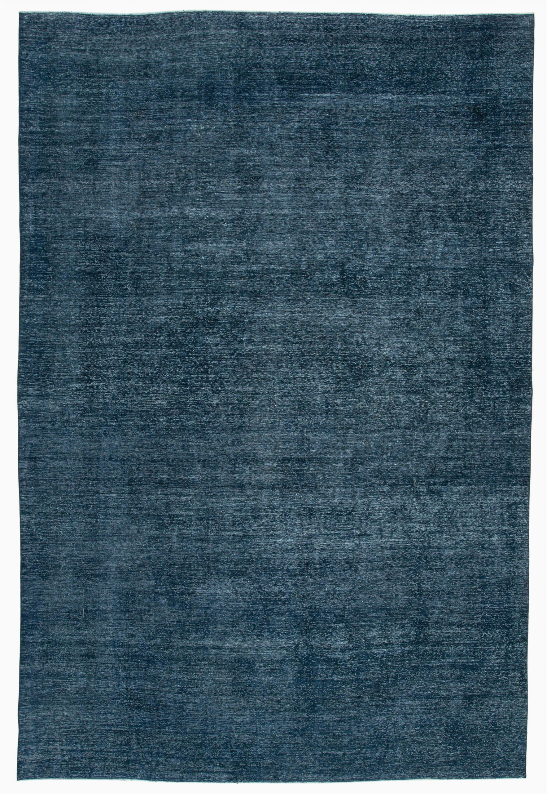 8x13 blue overdyed large area rug 2291