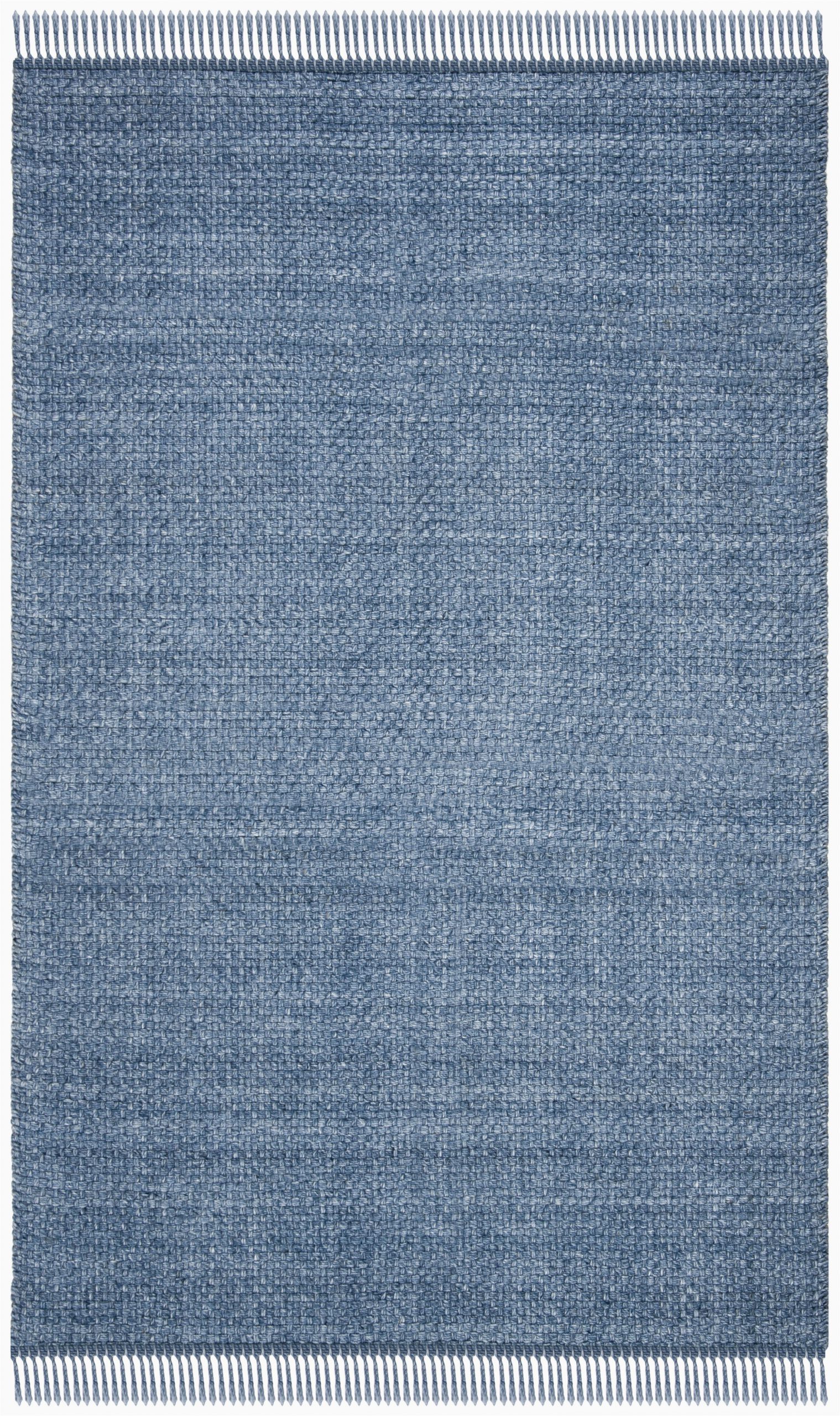 amalie handwoven flatweave wool blue area rug