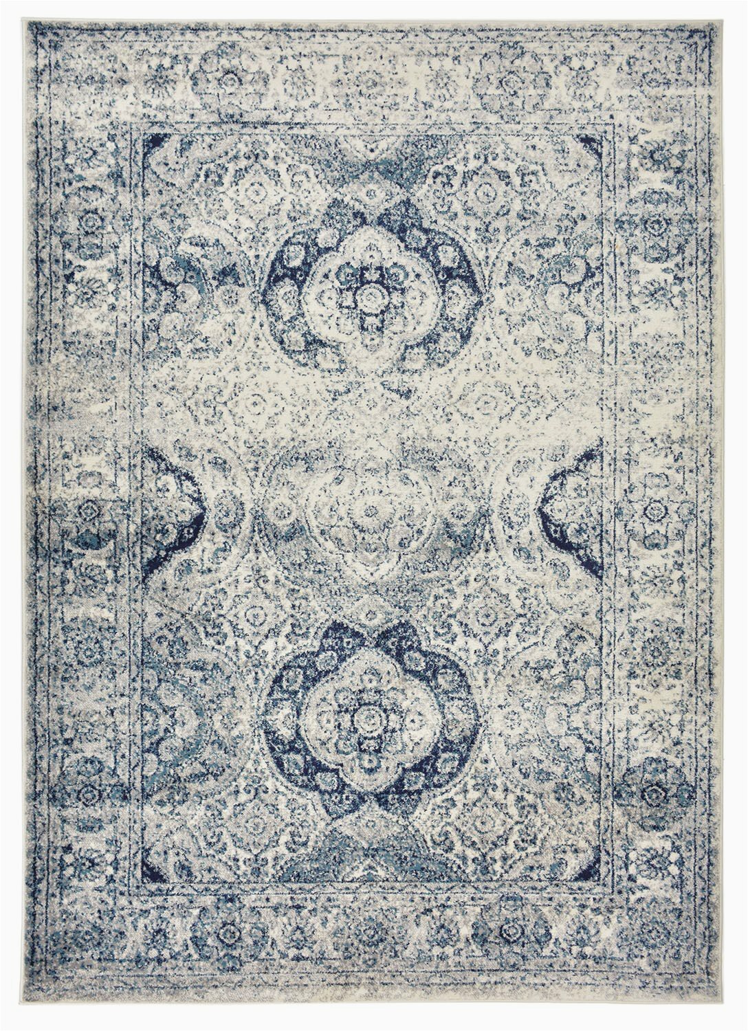 dalton vintage french aubusson whiteblue area rug