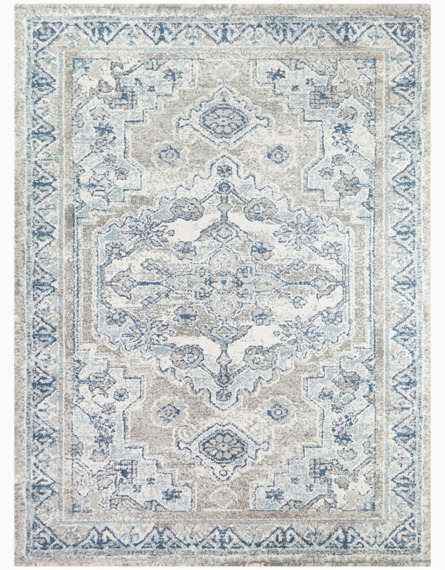 romney oriental light bluegray area rug