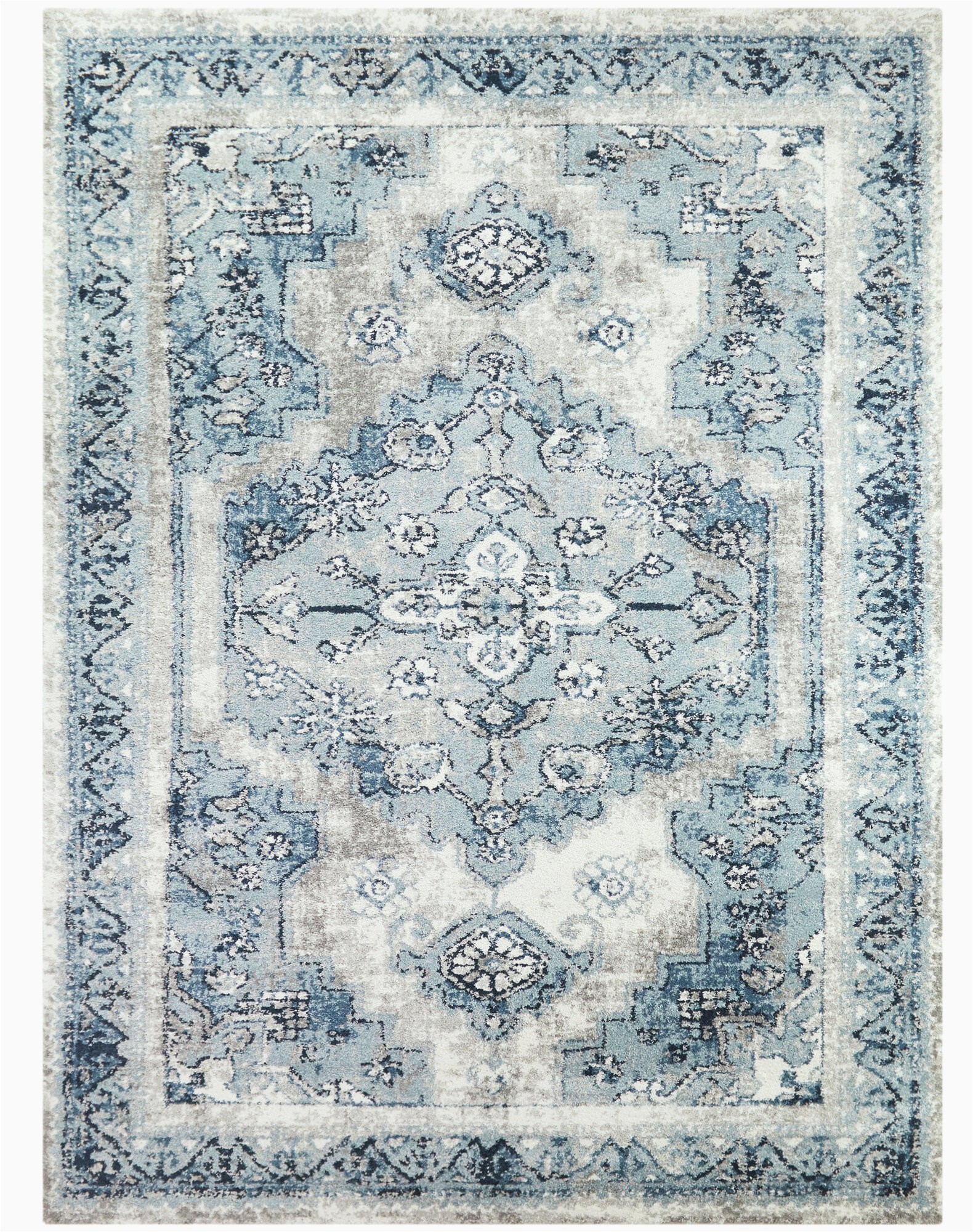 selsey oriental light bluegray area rug