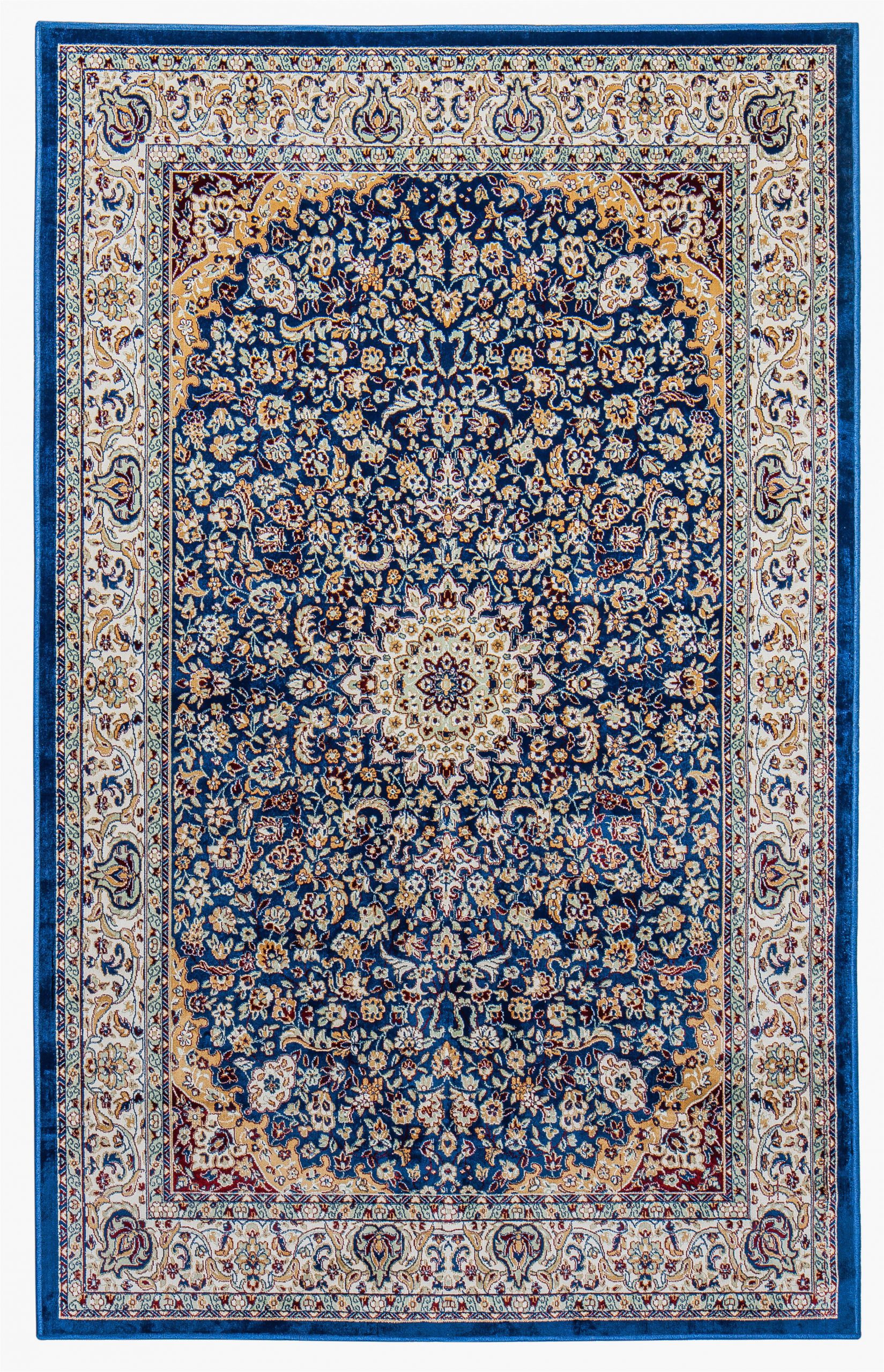 golz floral bluebrown area rug