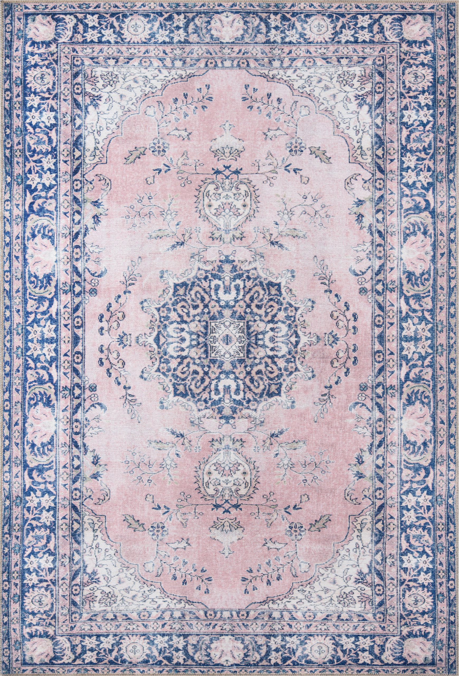 neptune oriental pinkblue area rug