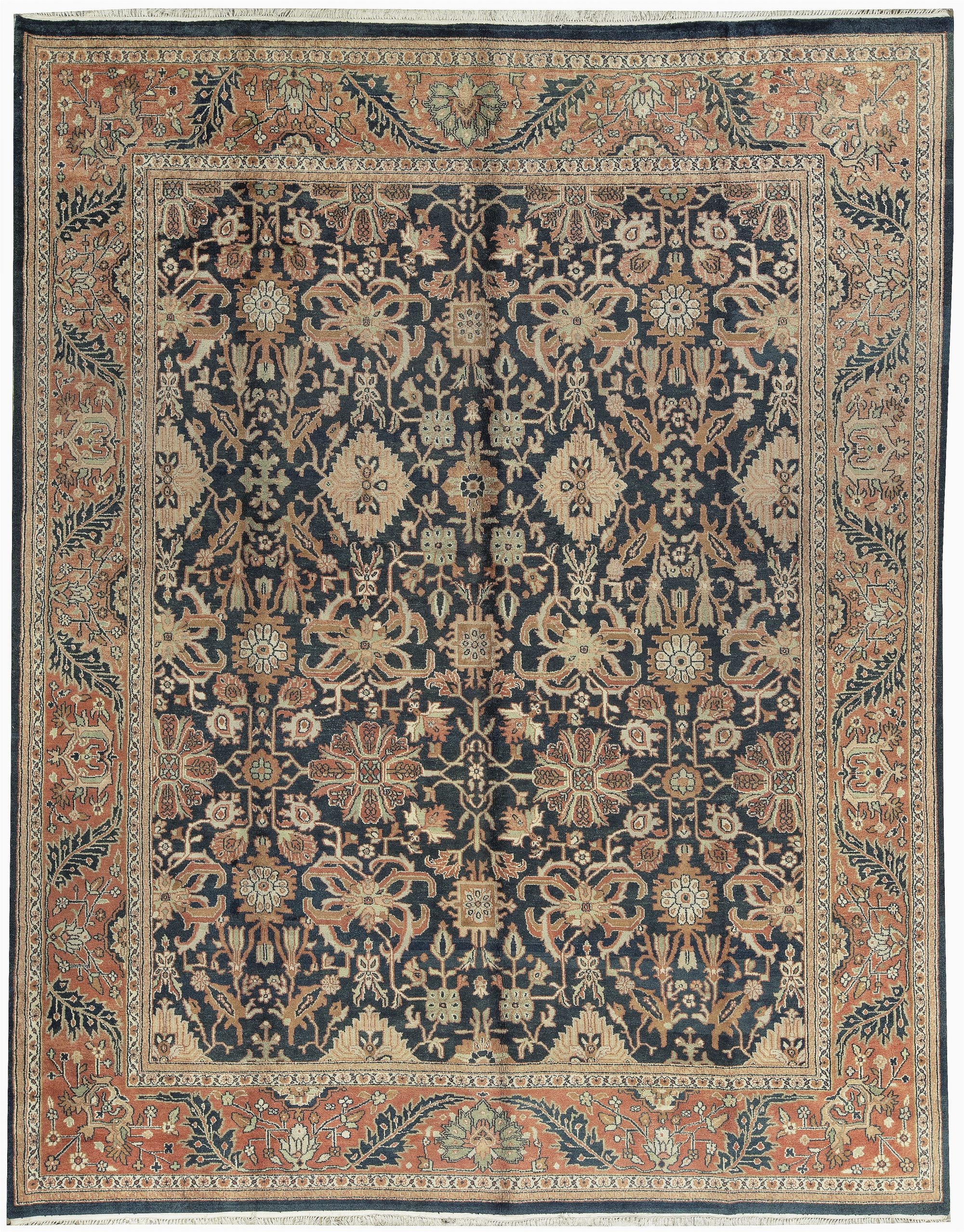 bokara rug co inc one of a kind moroccan handwoven 1111 x 149 wool orangeblack area rug abhd2344