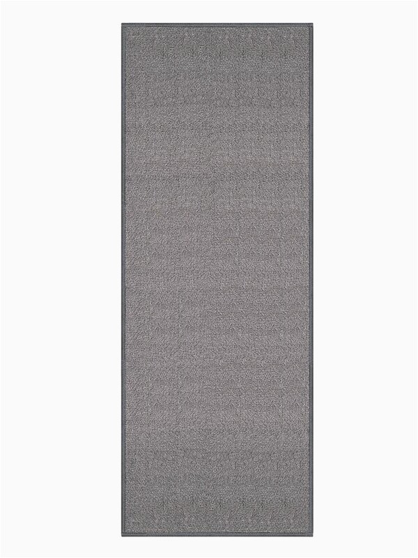 barnhart non skid rubber backed gray area rug