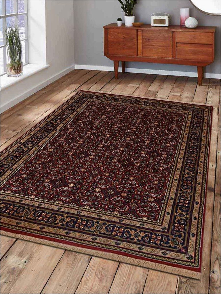 nr0105k0026a54 6 ft 4 in x 9 ft 7 in oriental hand knotted persian nir wool area rug red eb a d d7fdb3a21 p