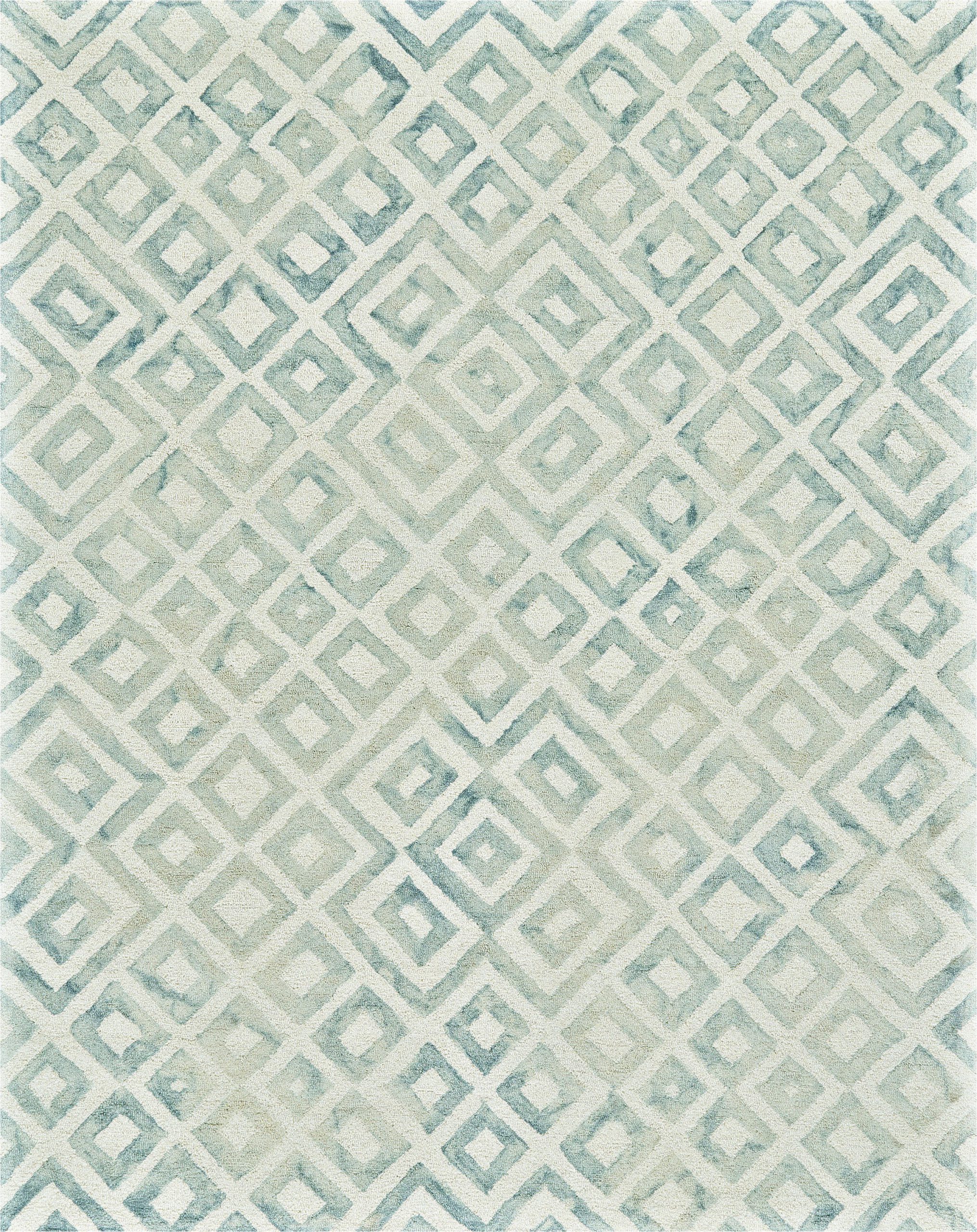 ebern designs frederick geometric hand hooked wool bluebeige area rug ebnd6366 piid=