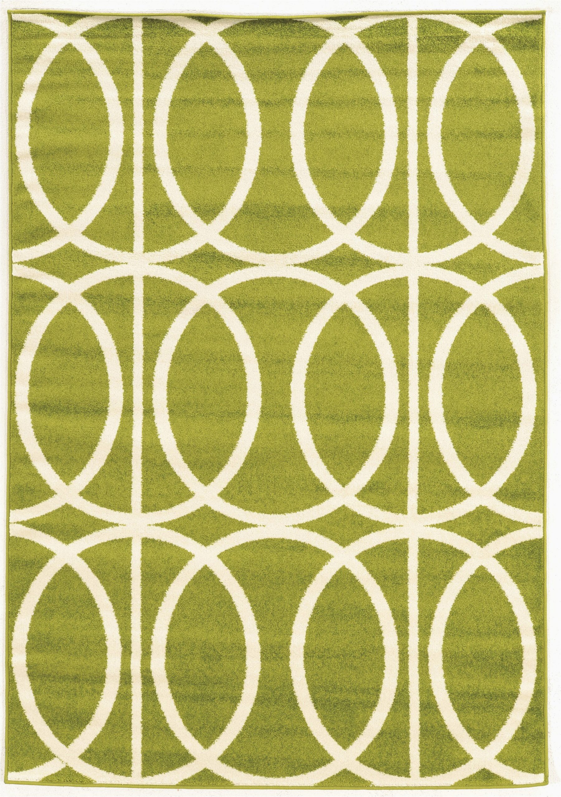 jambi geometric lime green area rug
