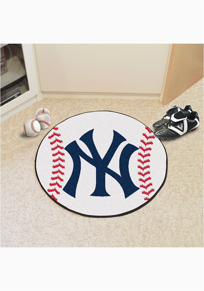 New York Yankees 27 Baseball Interior Rug
