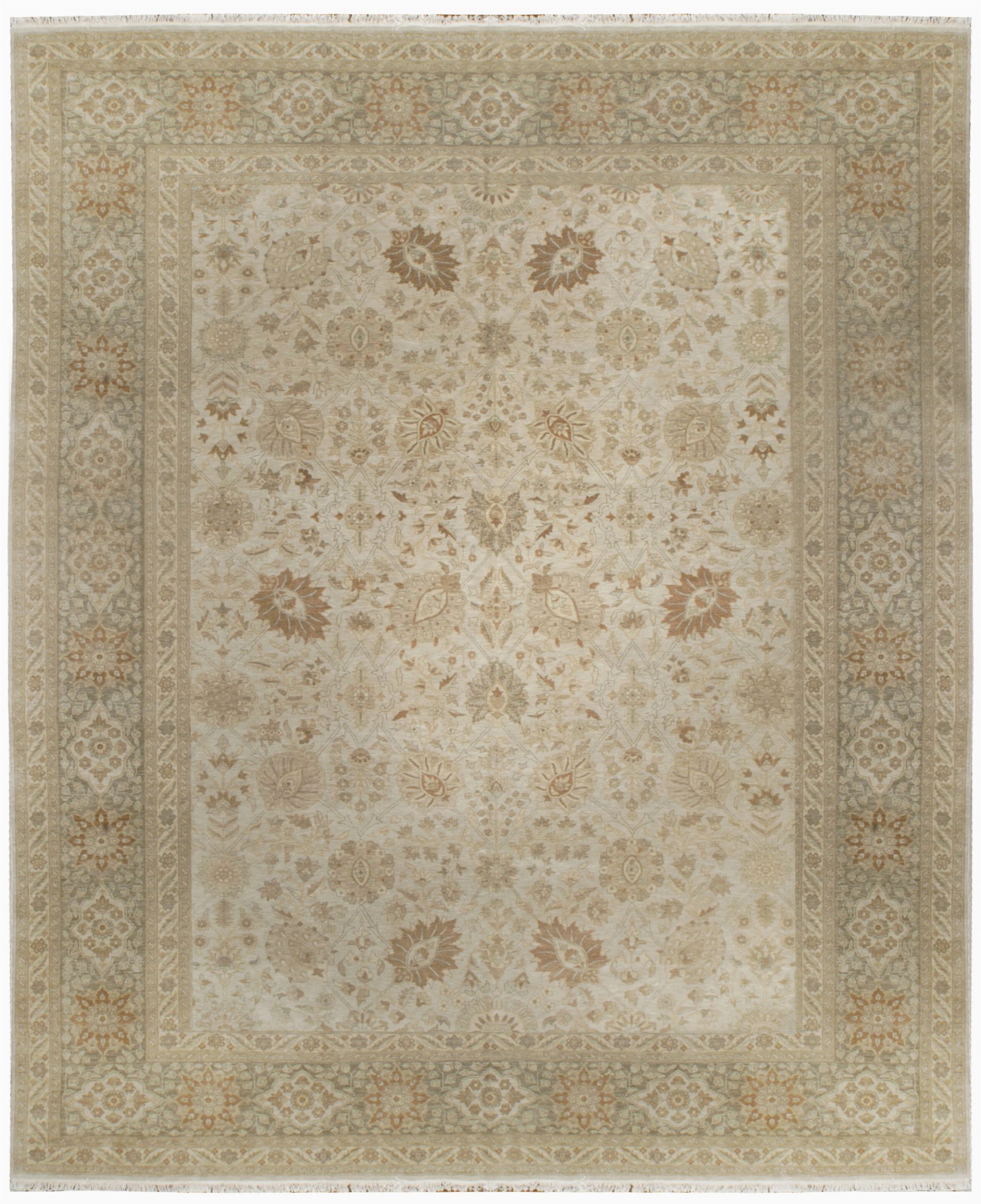 oakrugs by chelsea one of a kind hand knotted beige 12 x 146 wool area rug okrz1439