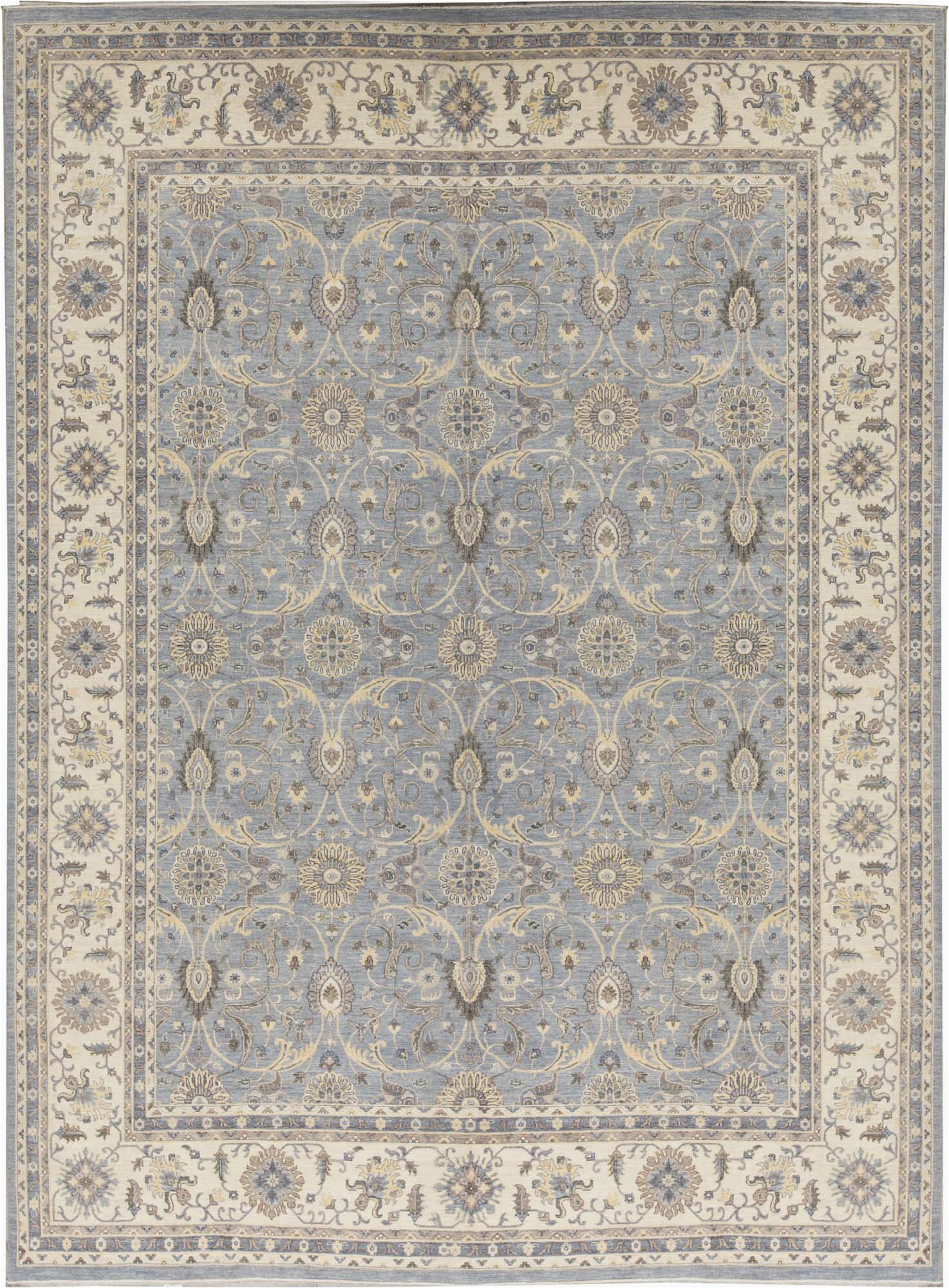 bokara rug co inc one of a kind oriental hand knotted 117 x 148 wool gray area rug abib8941