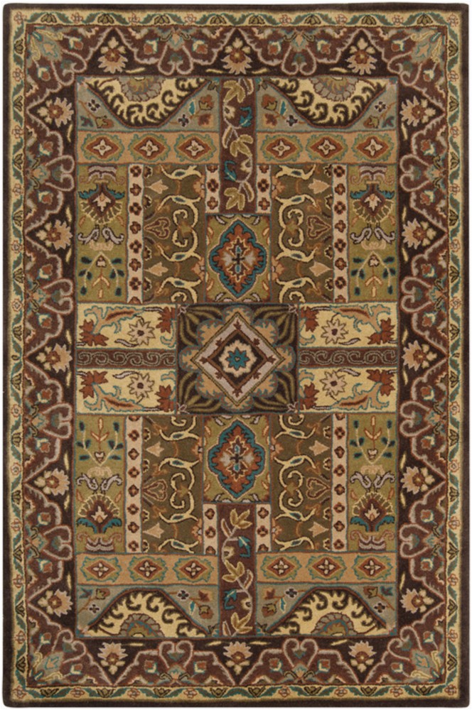 surya caesar traditional area rug 10 ft x 14 ft rectangular olive