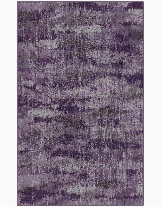 Medfield Plum Vintage Abstract Purple Area Rug