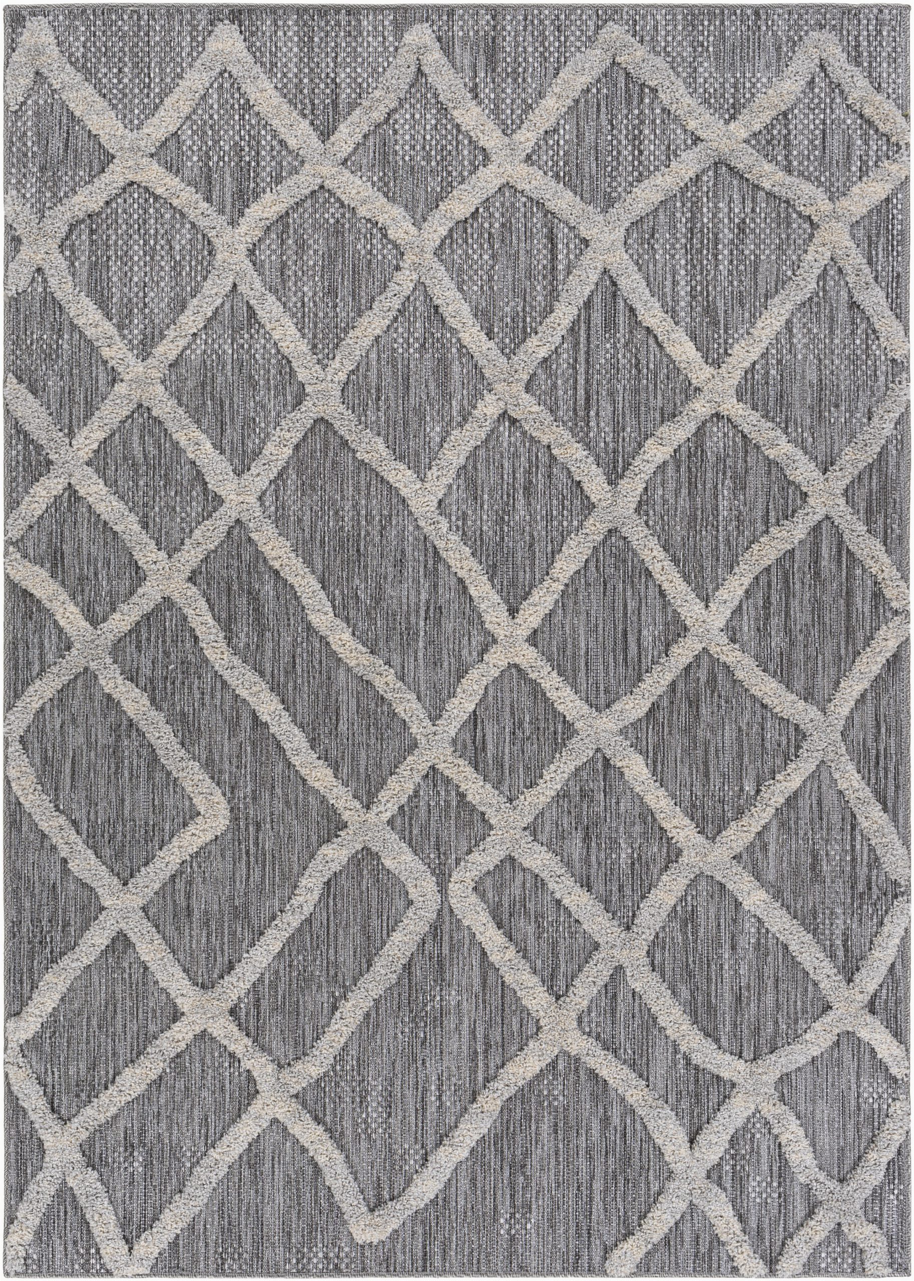 wyman geometric charcoalgray indoor outdoor area rug