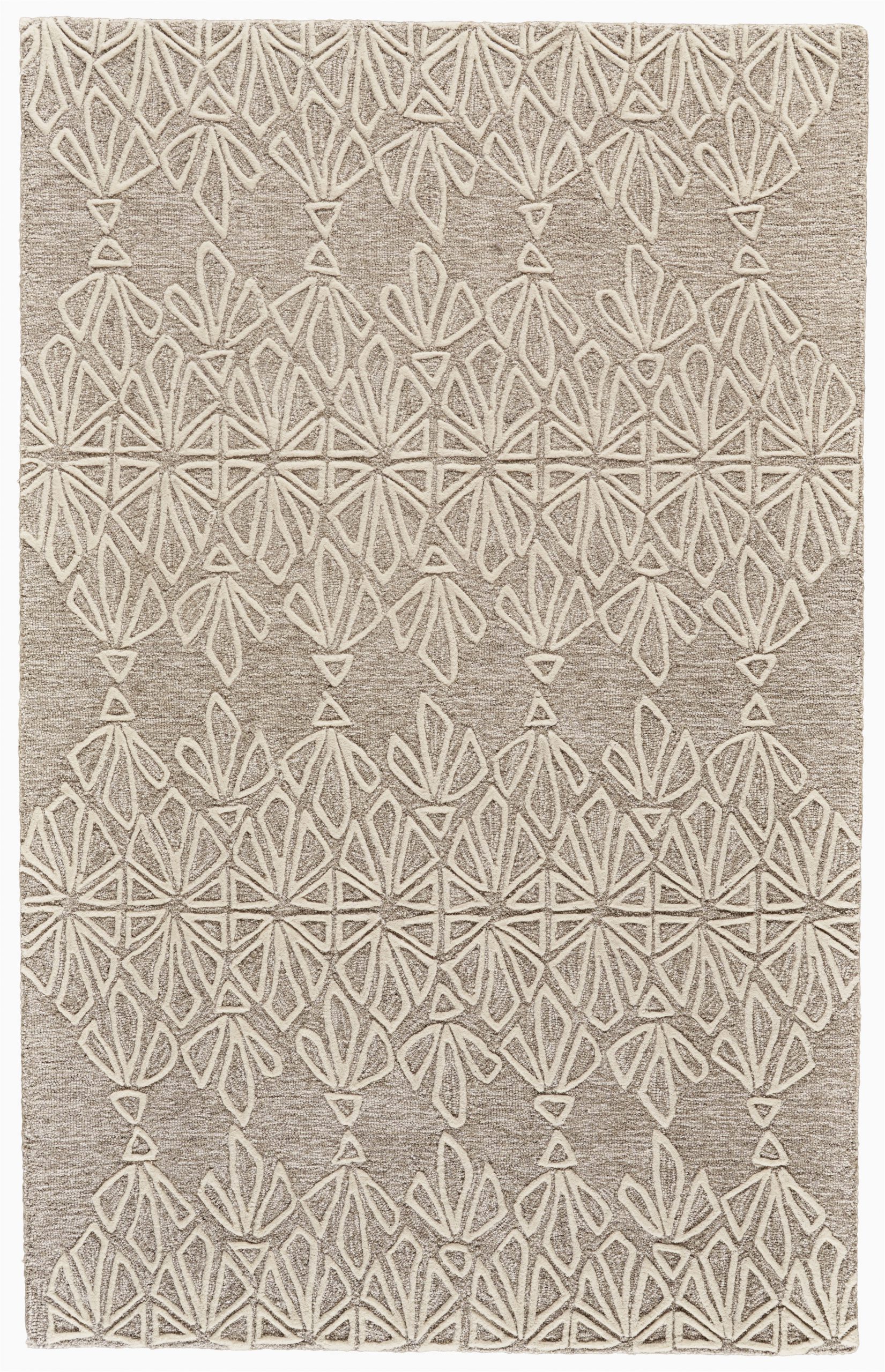 grider handmade tufted ivorytaupe area rug