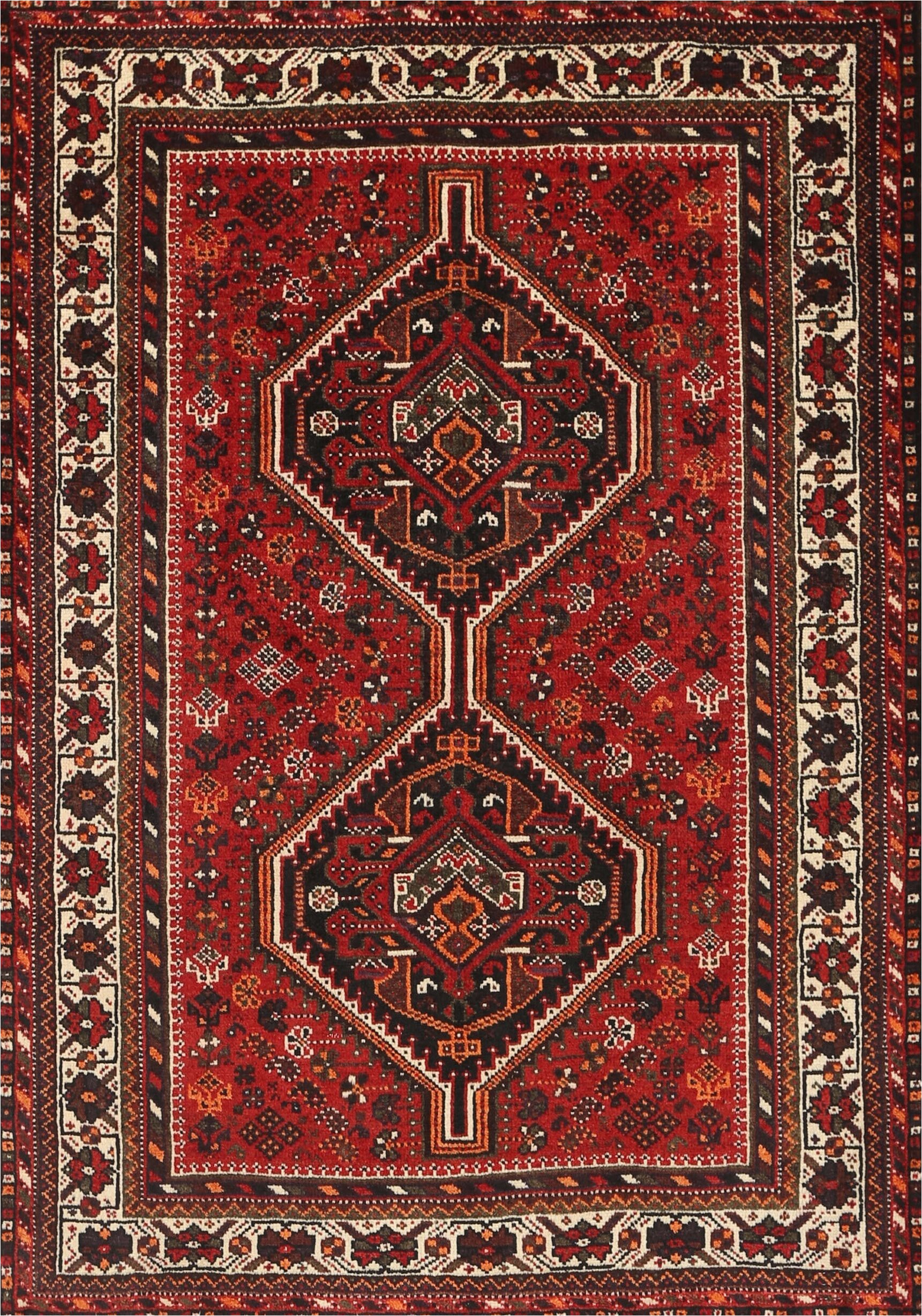 traditional redbeigeblack area rug