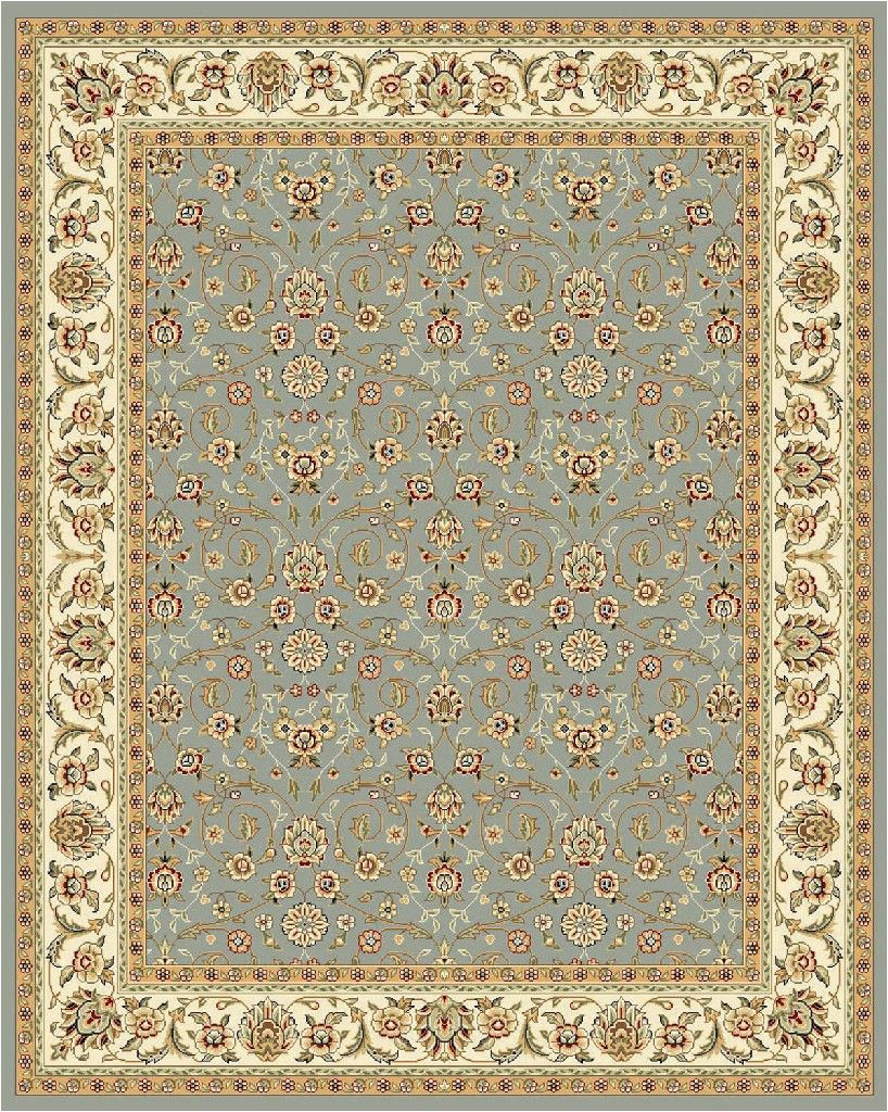 lyndhurst collection 10 x 14 rug in light blue and ivory safavieh lnh312b 10