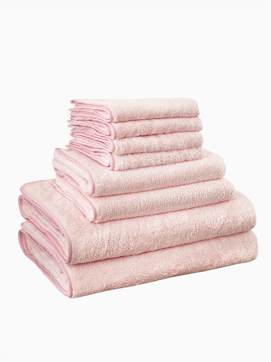 quick dry absorbent coral velvet towel set 2 bath towels 2 hand towels 4 washclothes light pink g0xdx0xa v mu9lh j1 y ioo 73