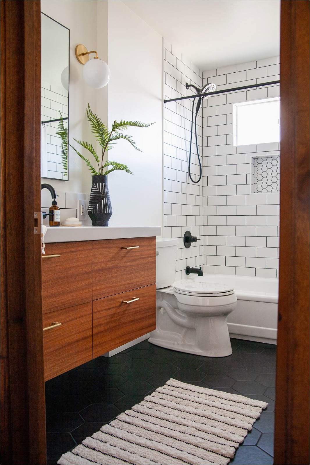 modern bathroom renovation reveal week 6 ORC
