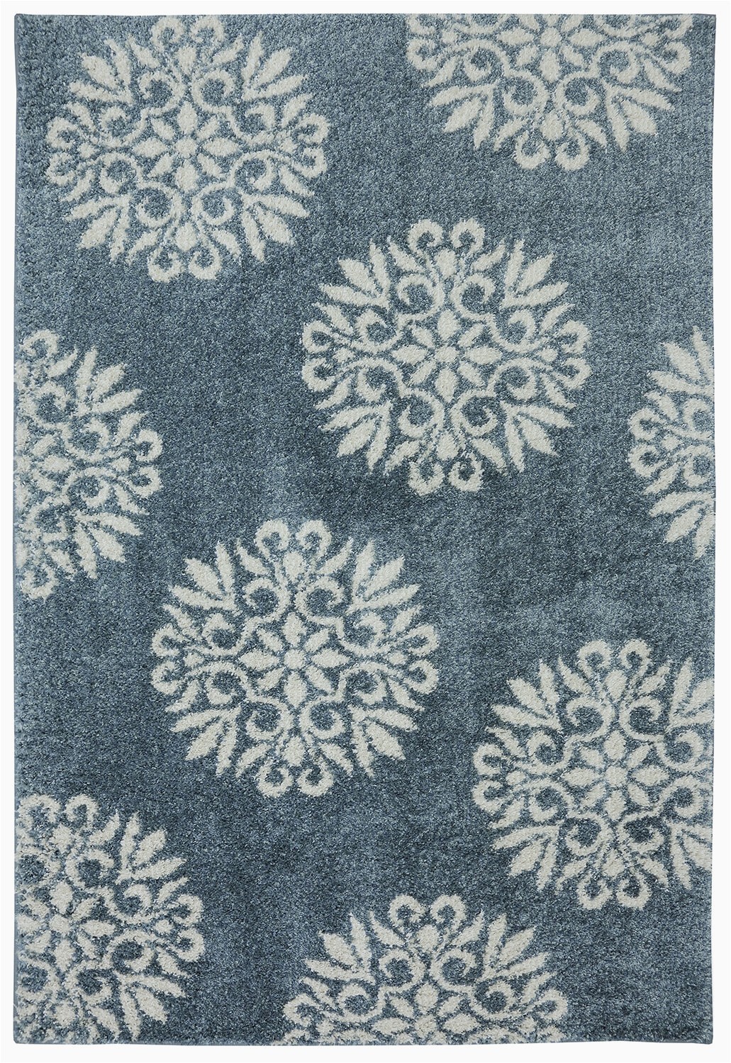 flemington floral slate blue area rug