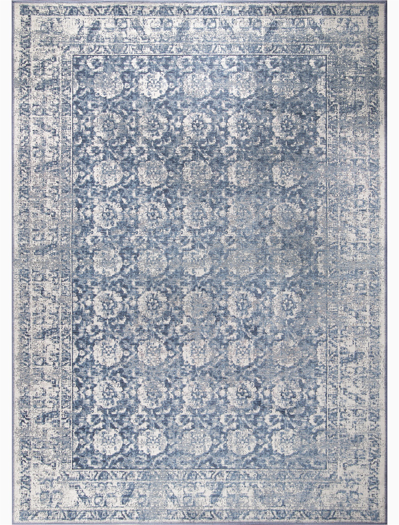 gareth woolcotton slate blue area rug