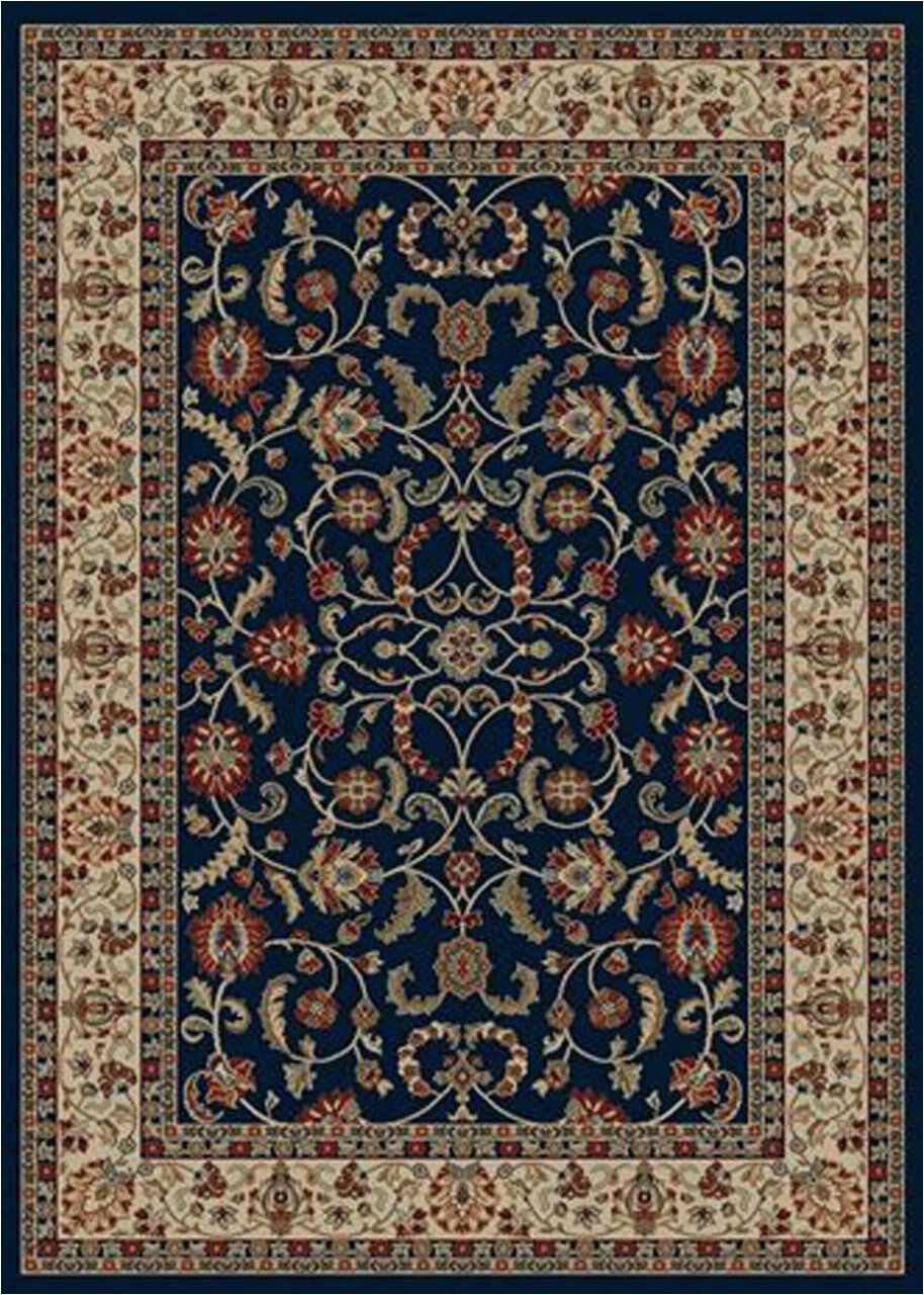 dean classic keshan navy blue oriental area rug landing mat set of 2 27 x 39 2x3