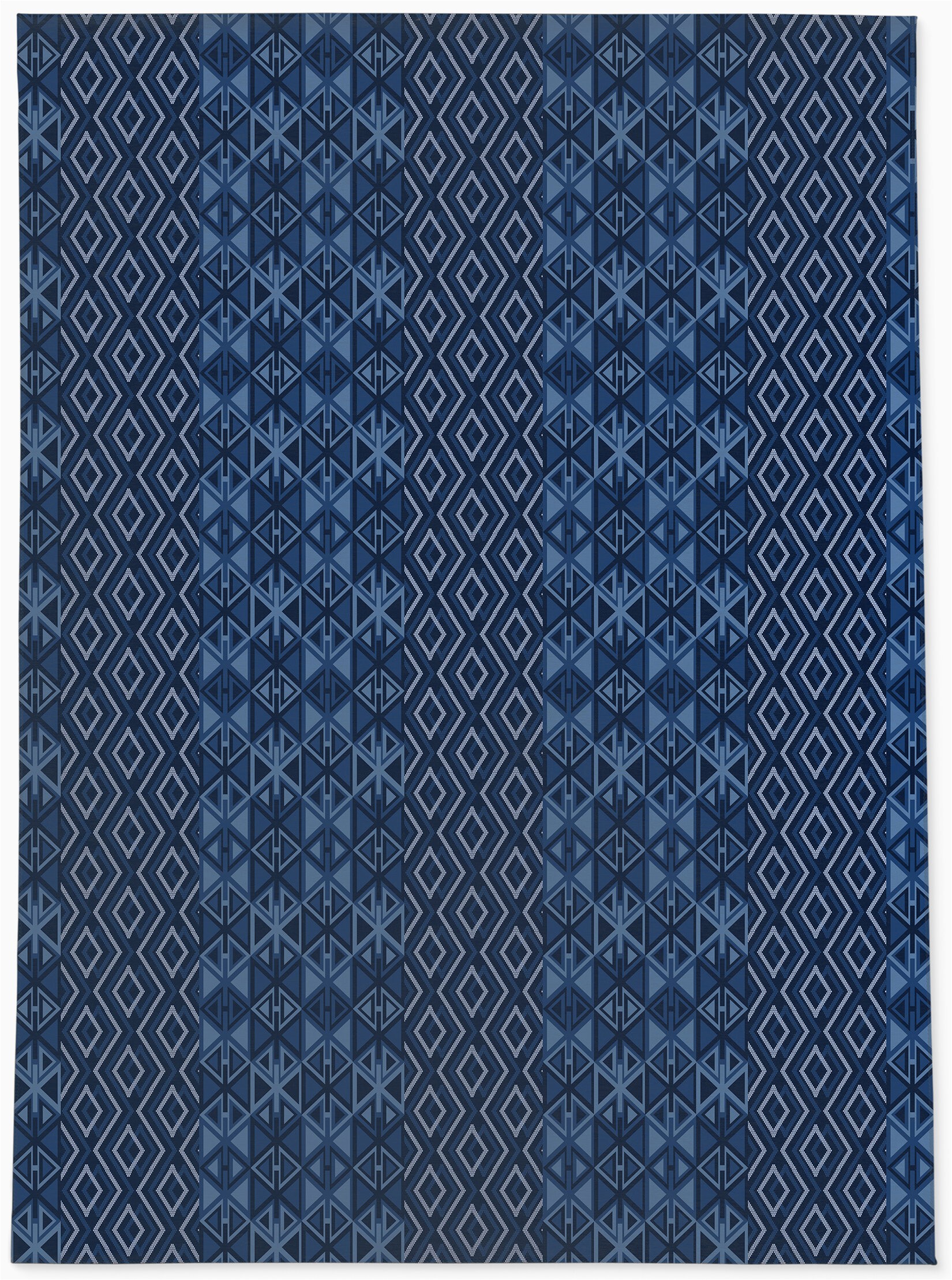 louisiana geometric navy blue area rug