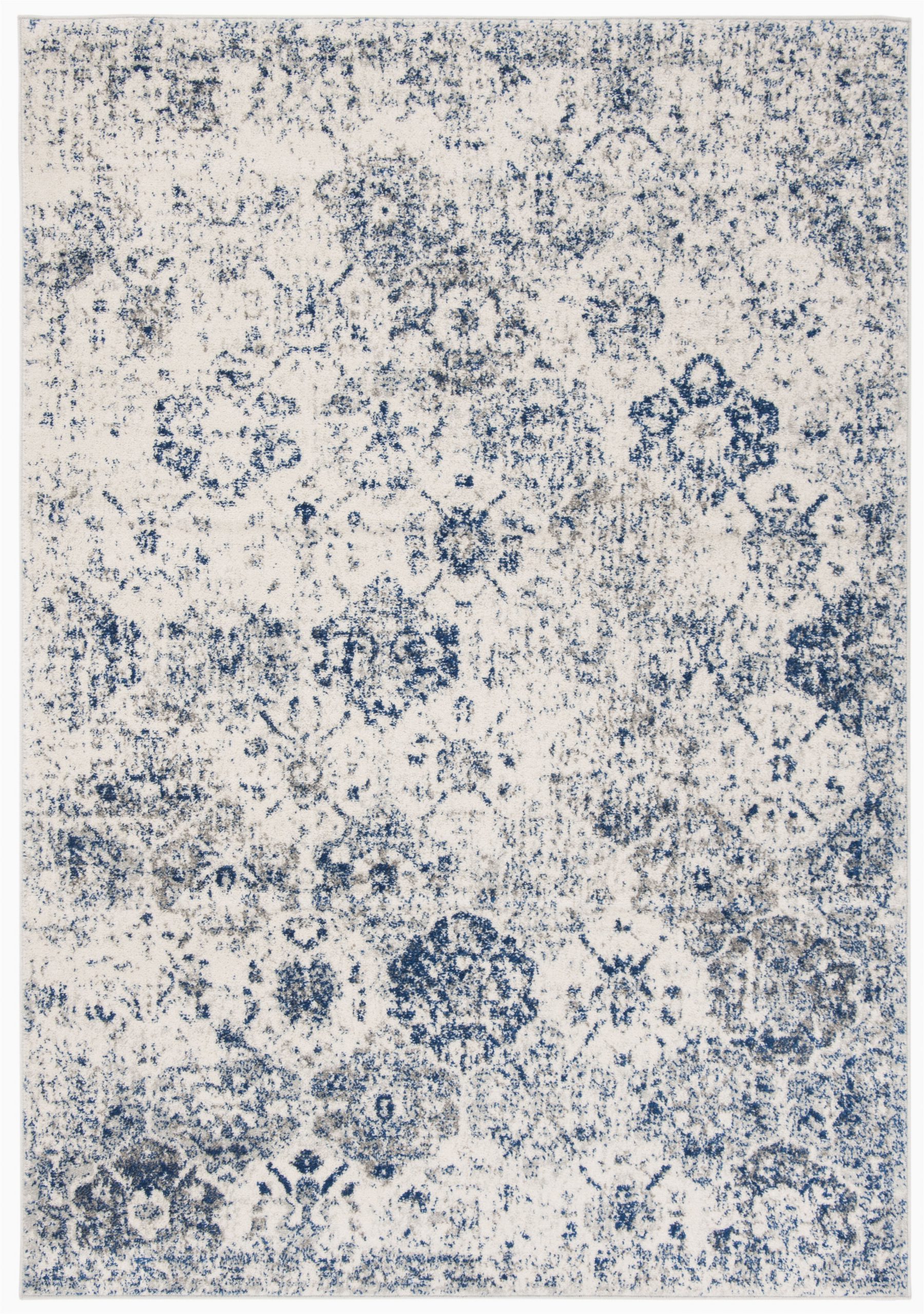 macy oriental whiteroyal blue area rug