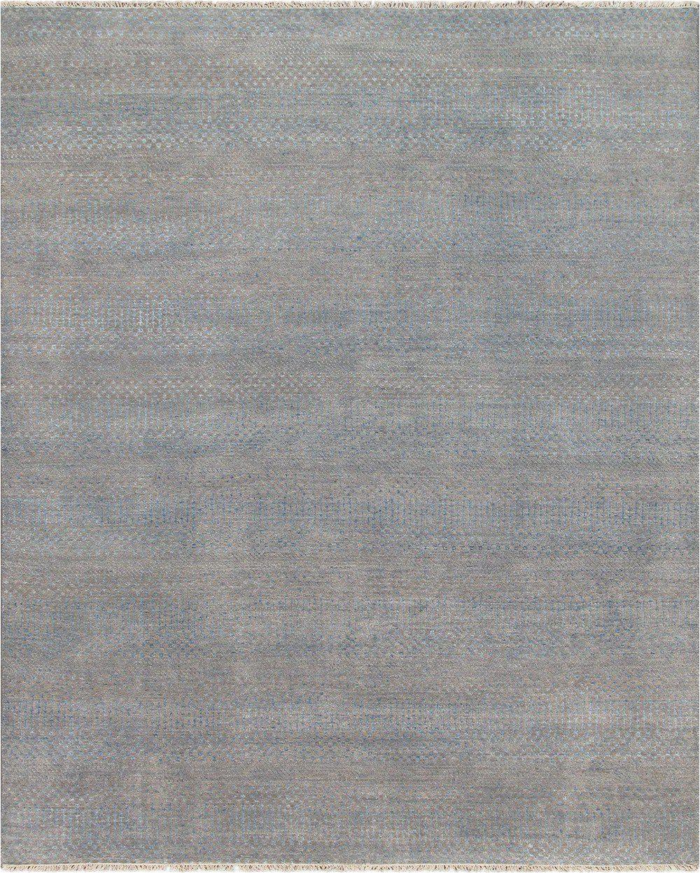 8 x 10 contemporary rug blue and taupe