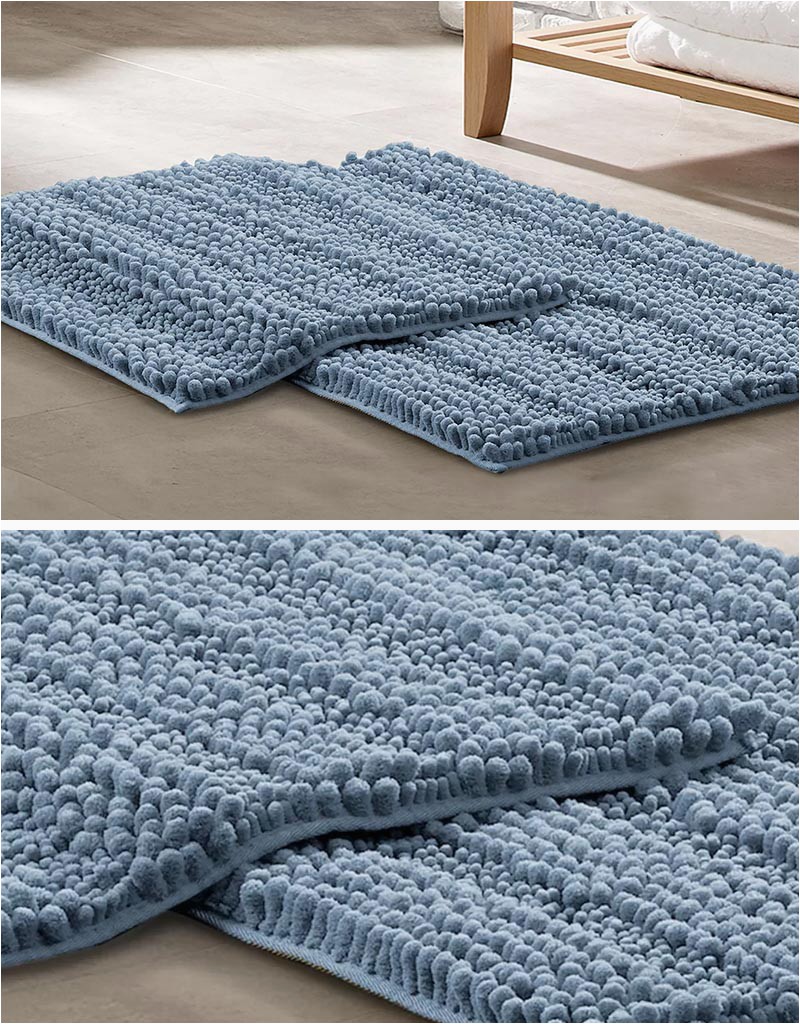 modern blue bath rug mat 950 03