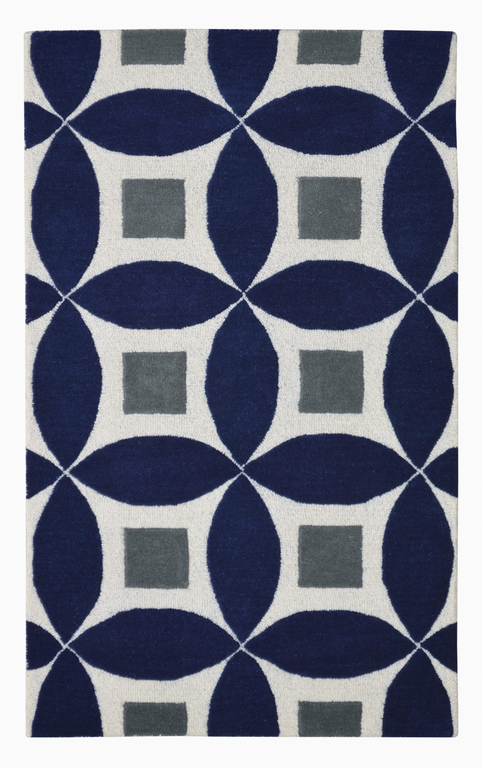 henley 2100 g navy blue modern rug 3x5