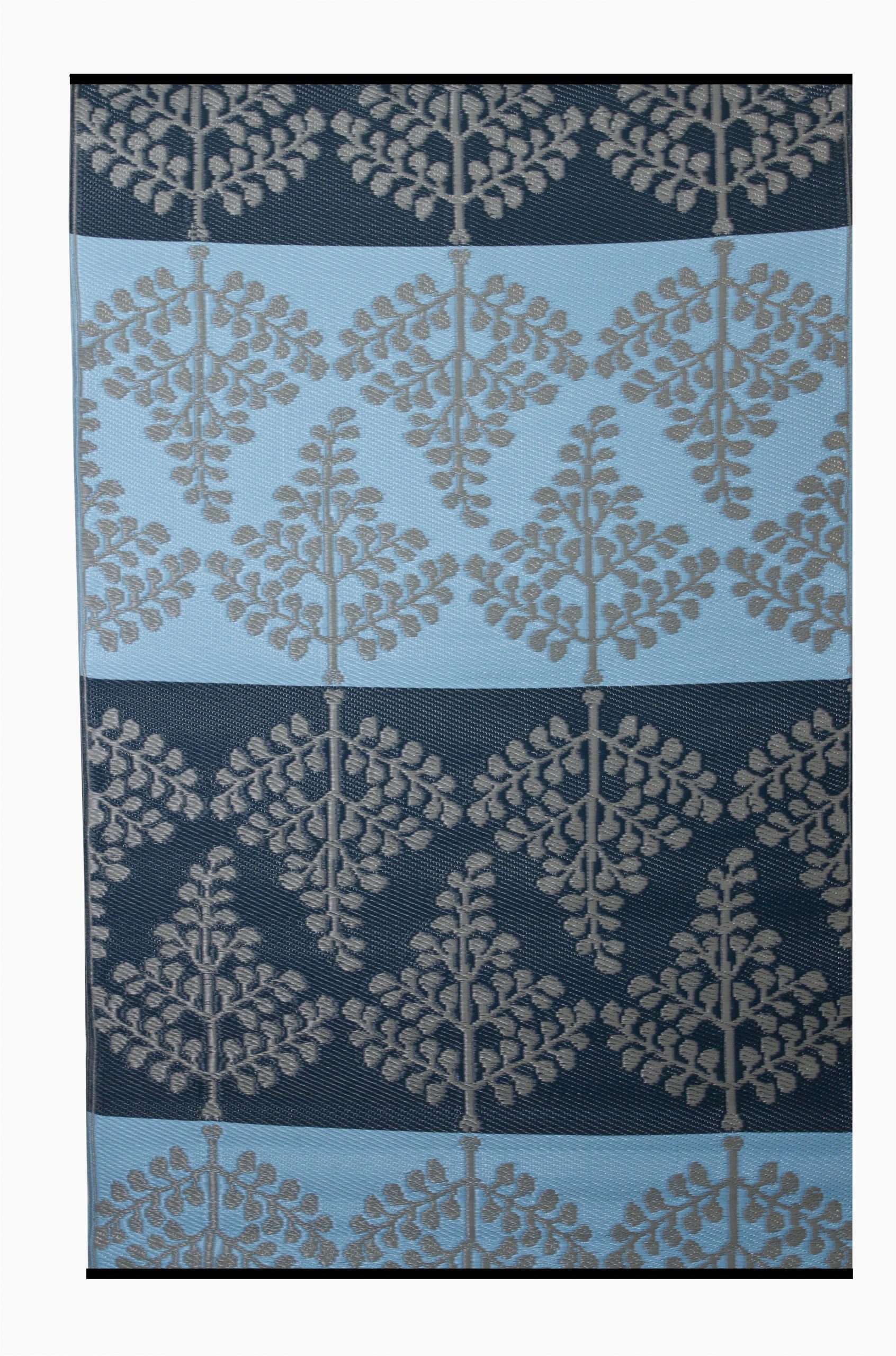 premier home hand woven blue indooroutdoor area rug