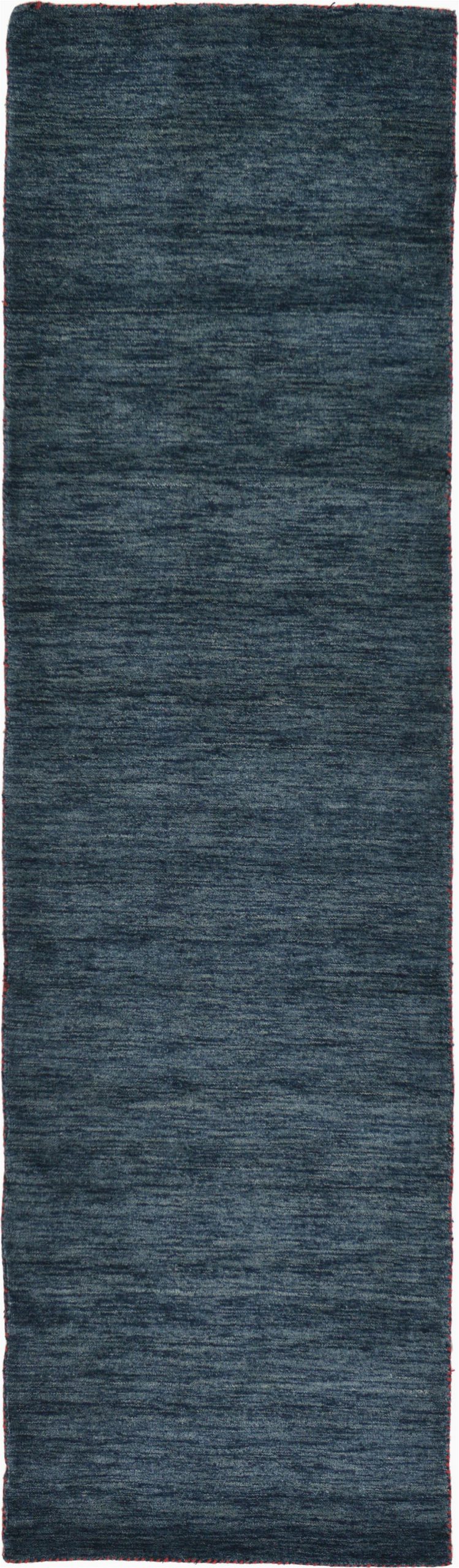 navy blue 10 ft runner solid gabbeh area rug