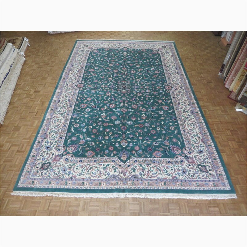 12 X 12 Wool area Rug isabelline One Of A Kind Benally Hand Knotted 12 X 18