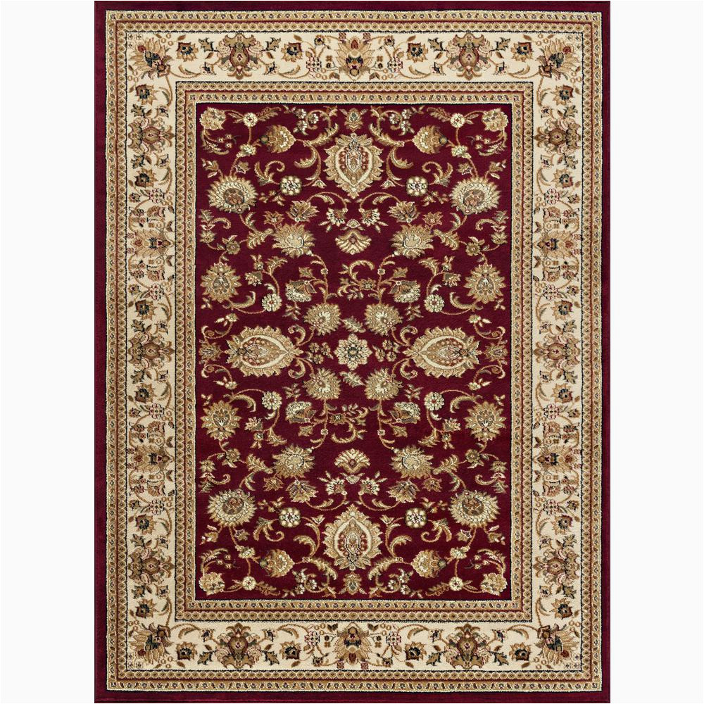8 Foot by 10 Foot area Rugs Tayse Rugs Sensation Red 8 Ft X 10 Ft Traditional area