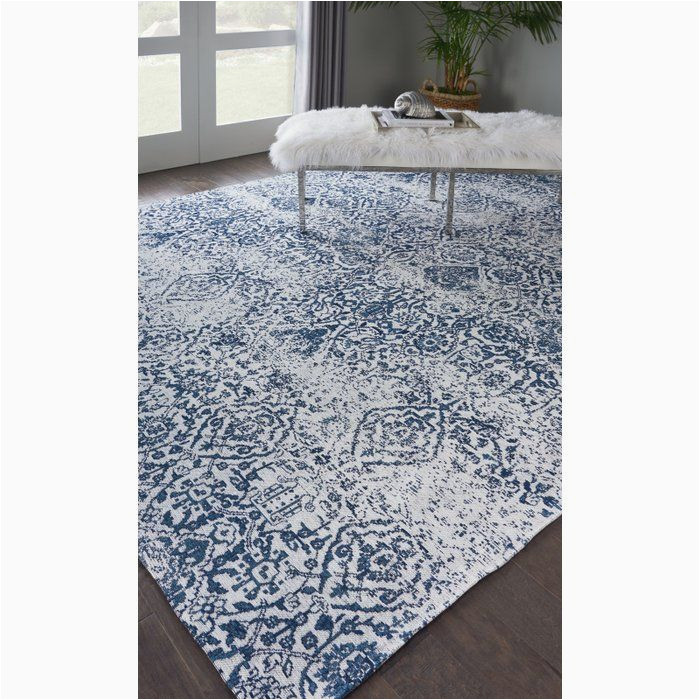 Area Rug for Blue Couch orourke Damask Ivory Navy Blue area Rug area Rugs Rugs