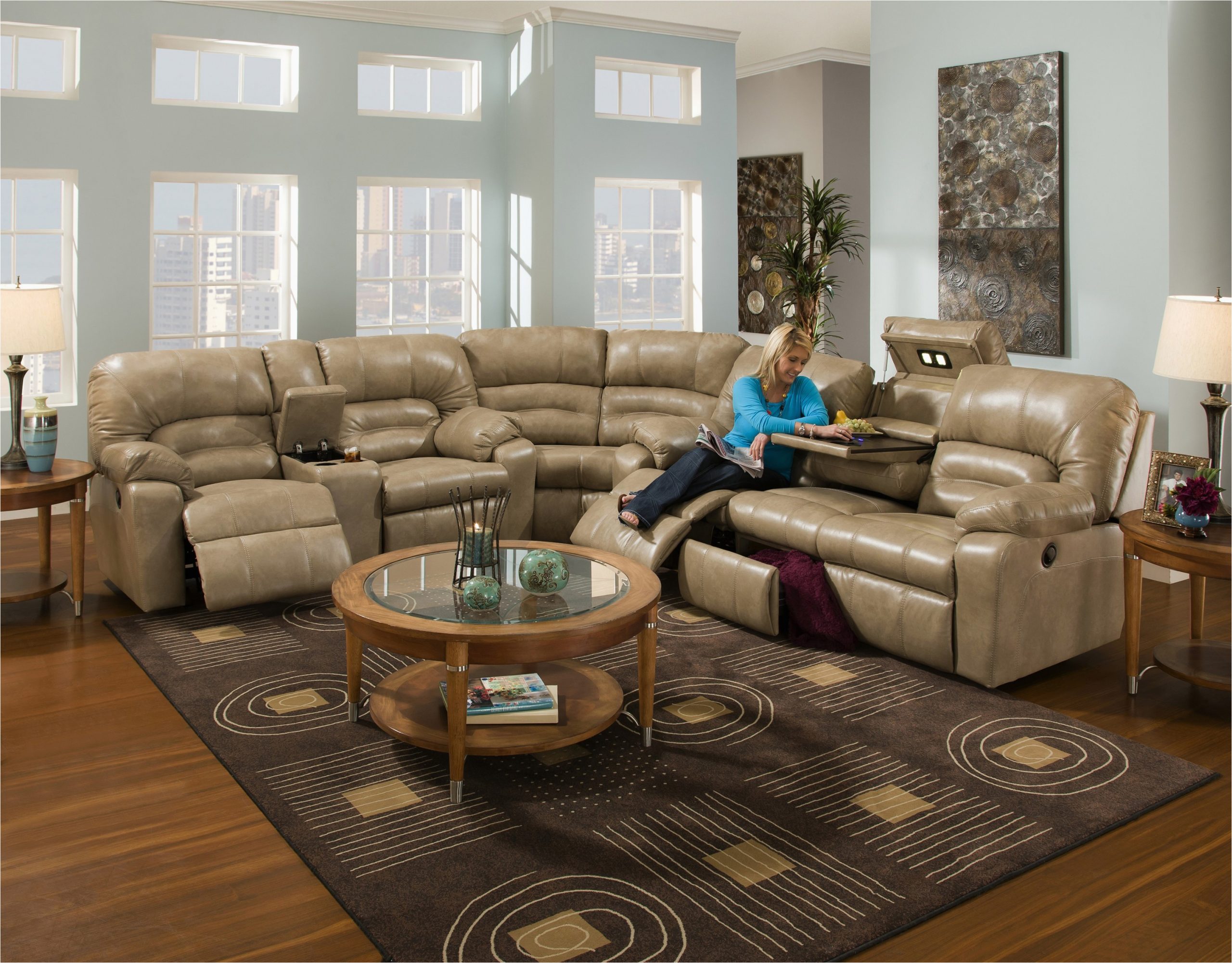 Area Rug for Sectional Couch How to Place A Rug Under Sectional sofa area Rug Ideas