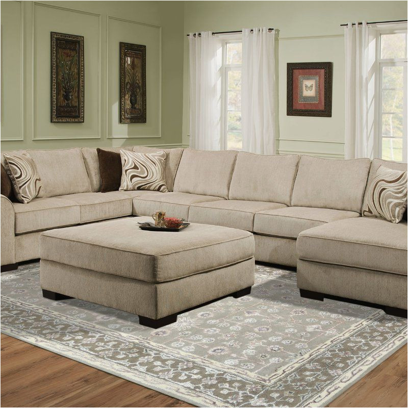 Area Rug for Sectional Couch Ophelia Co Zaida Hand Tufted Beige Gray area Rug