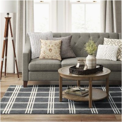Area Rug with Gray Couch 5×7 Plaid Tufted area Rugs Gray Threshold Rugs In