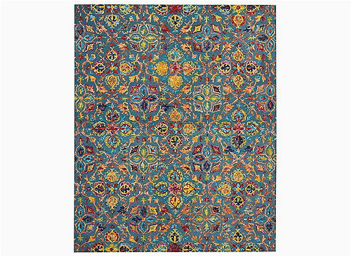 Area Rugs at Raymour and Flanigan Vibrant 8 X 11 area Rug Teal Raymour Flanigan