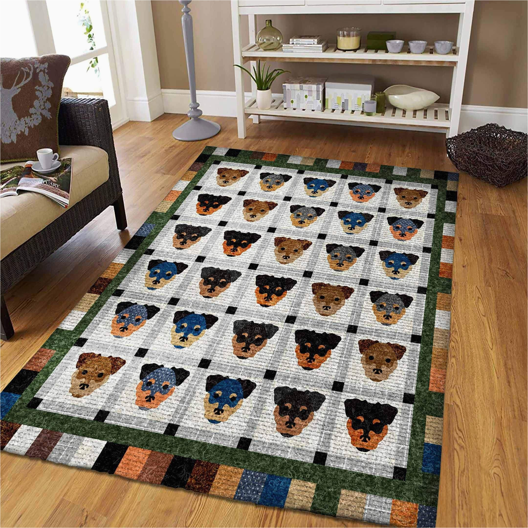Area Rugs with Dog Designs Dog Rug area Rugs Field Carpet