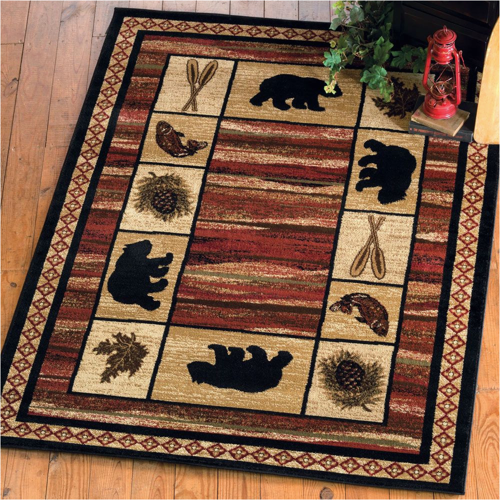 Black forest Decor area Rugs Camp Wild Rug 8 X 10 with Images Black forest Decor