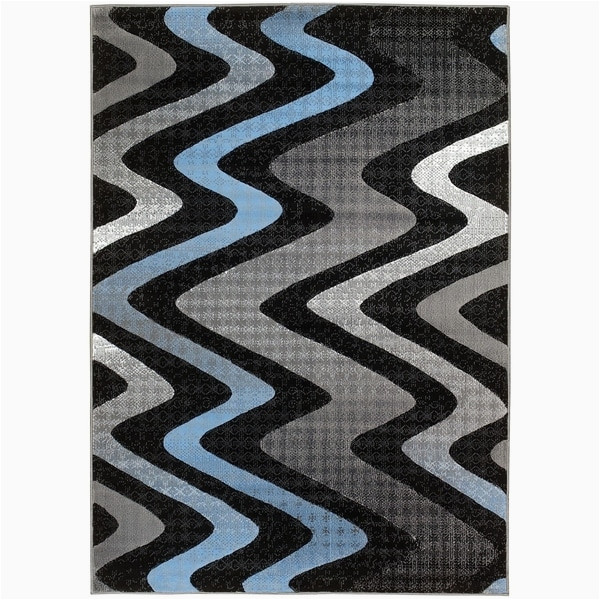 Blue Grey area Rugs 8×10 Shop Lyke Home Contemporary Blue Grey Olefin area Rug 8