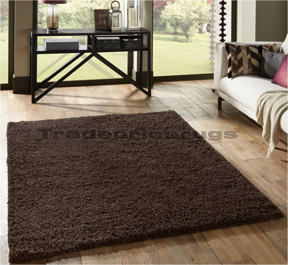 Large Dark Brown area Rugs Overstock Clearance Small Extra Large Shaggy 5cm Pile