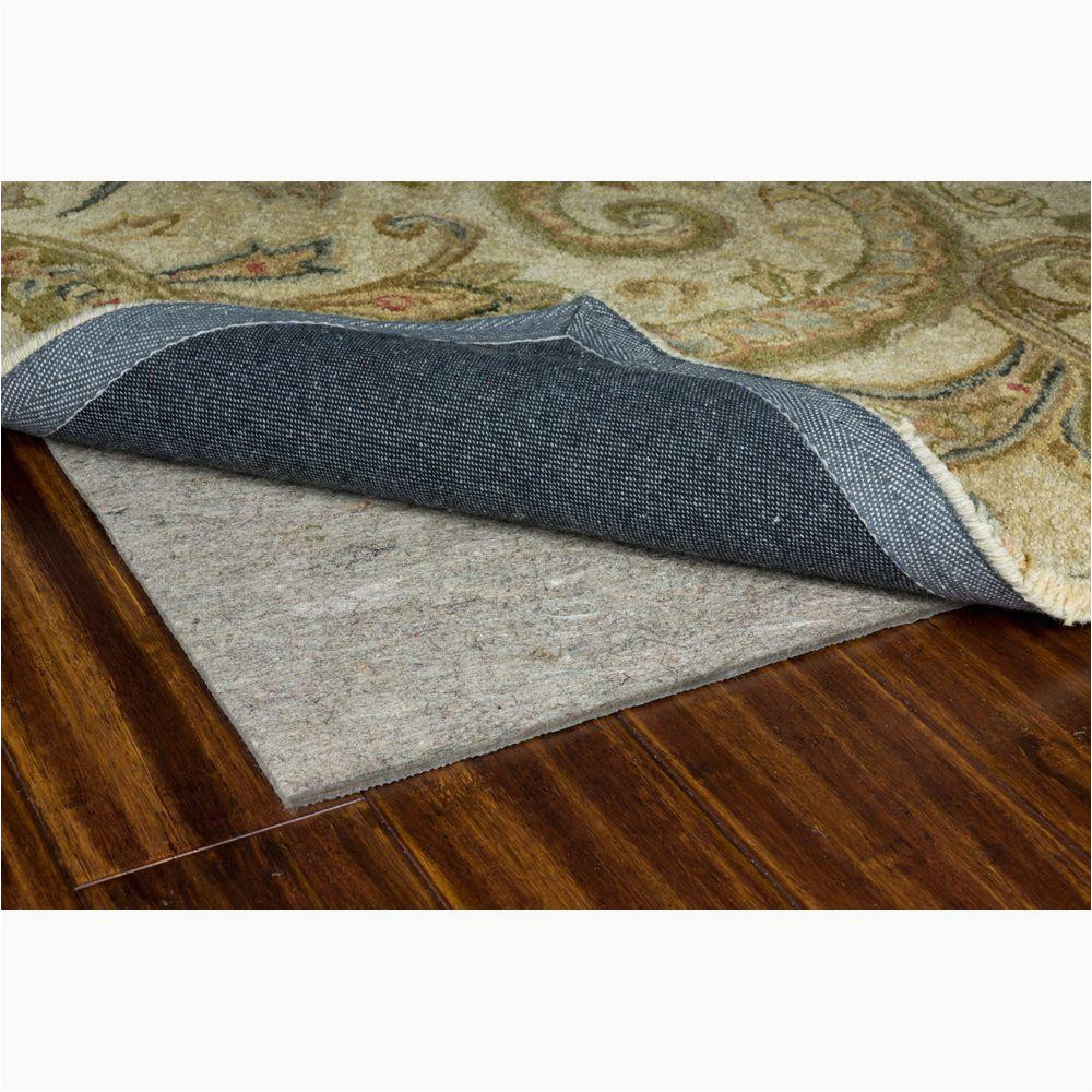 Mat for Under area Rug Home Decorators Collection Premium All Surface Gray 12 Ft