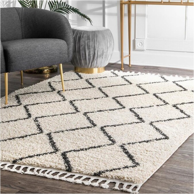 Off White area Rug 9×12 Nuloom 9 X 12 Off White Indoor Trellis area Rug In the